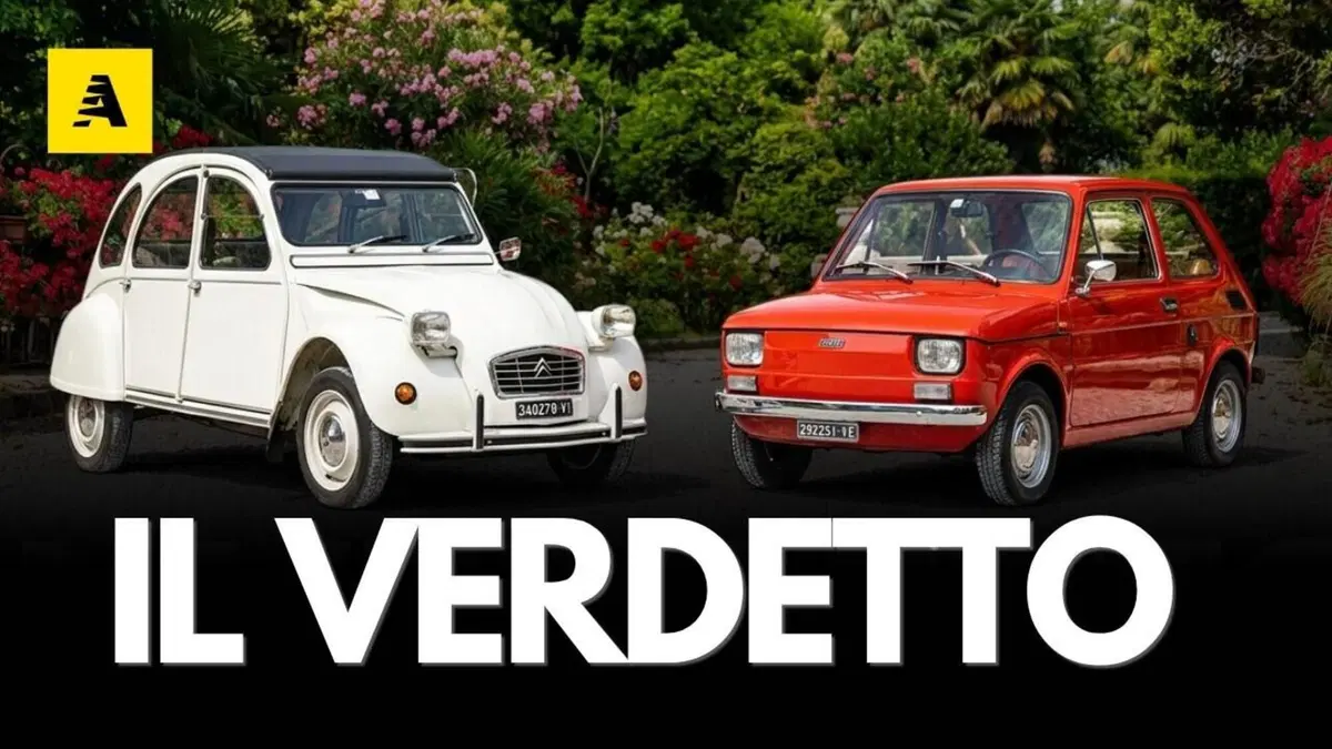 Sfida tra VETERANE: Fiat 126 VS Citroen 2CV, qual era la migliore UTILITARIA degli anni '70? [VIDEO]