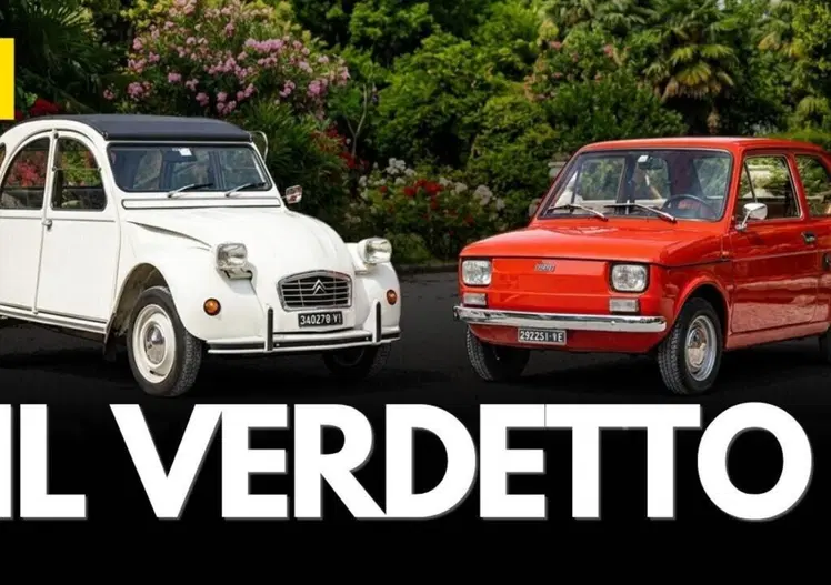 Sfida tra VETERANE: Fiat 126 VS Citroen 2CV, qual era la migliore UTILITARIA degli anni '70? [VIDEO]