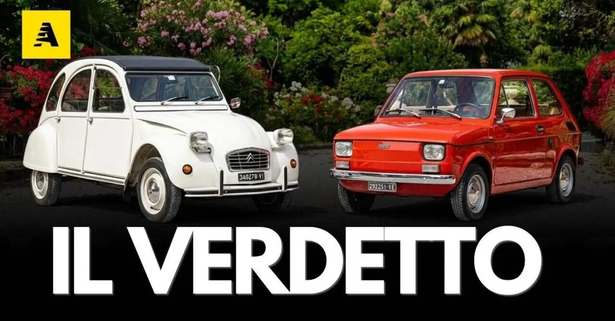 Sfida tra VETERANE: Fiat 126 VS Citroen 2CV, qual era la migliore UTILITARIA degli anni '70? [VIDEO]