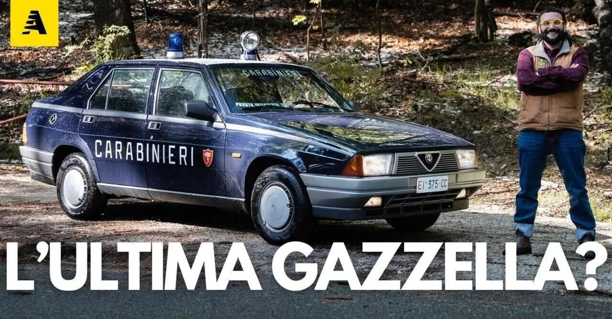 La pi&ugrave; grande GAZZELLA dei CARABINIERI di tutti i TEMPI? ALFA ROMEO 75 1.8 [VIDEO]