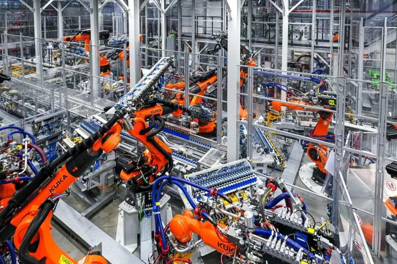 Linea di montaggio automatizzata