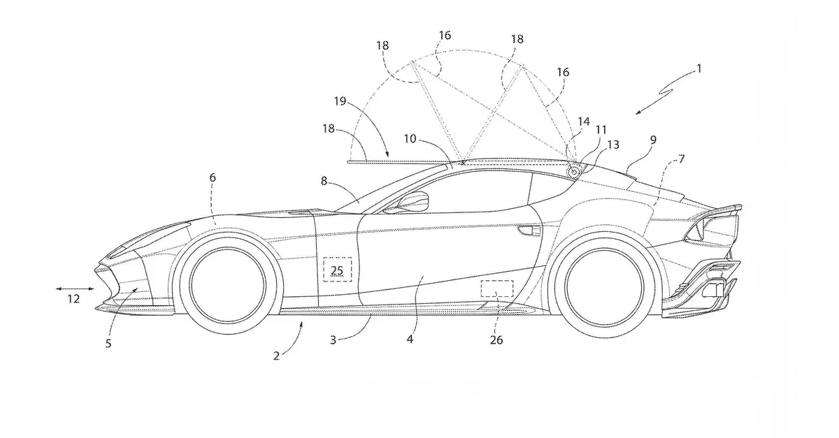 Ferrari brevetta i pannelli solari a scomparsa: l'idea che cambia la sosta delle elettriche