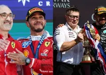 F1. Bono è una superstar, Io proteggo il gruppo: Wolff e Vasseur, due filosofie opposte per far vincere Hamilton (e Kimi Antonelli)