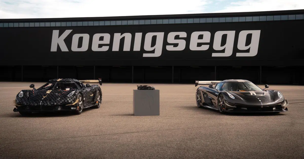 La LEGO pi&ugrave; veloce di sempre: la Koenigsegg Sadair's Spear tocca 111 km/h