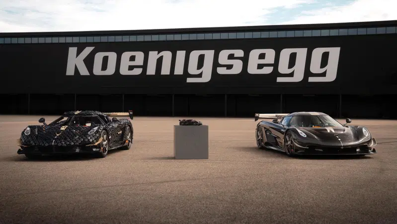 La LEGO pi&ugrave; veloce di sempre: la Koenigsegg Sadair's Spear tocca 111 km/h