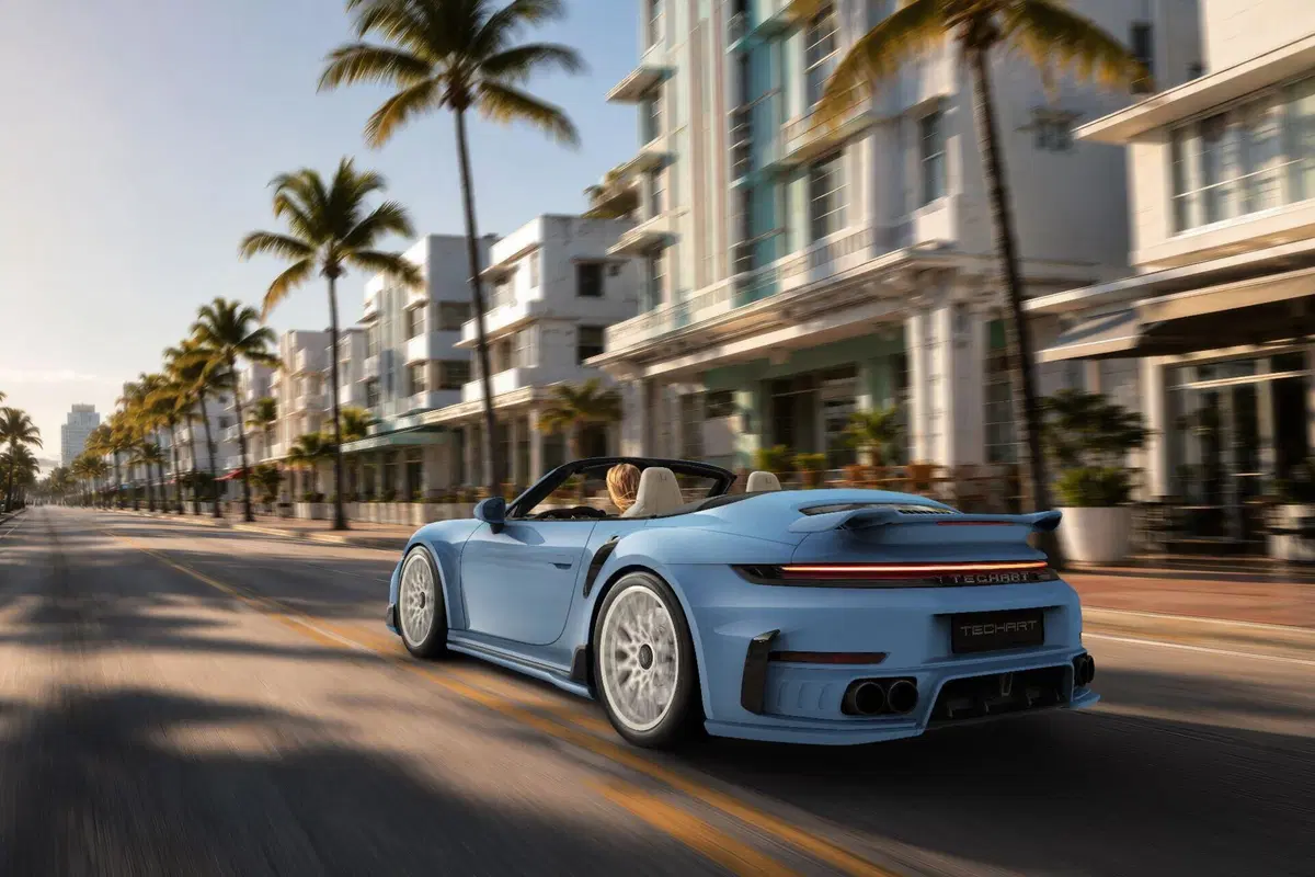 Porsche 911 Turbo S, arriva il kit TECHART da 811 CV: cambia tutto, dal design al sound (3)