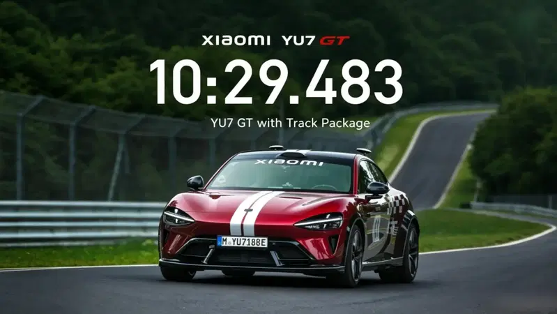 Xiaomi YU7 GT fa la storia: il primo SUV a guida autonoma sotto gli 11 minuti al N&uuml;rburgring