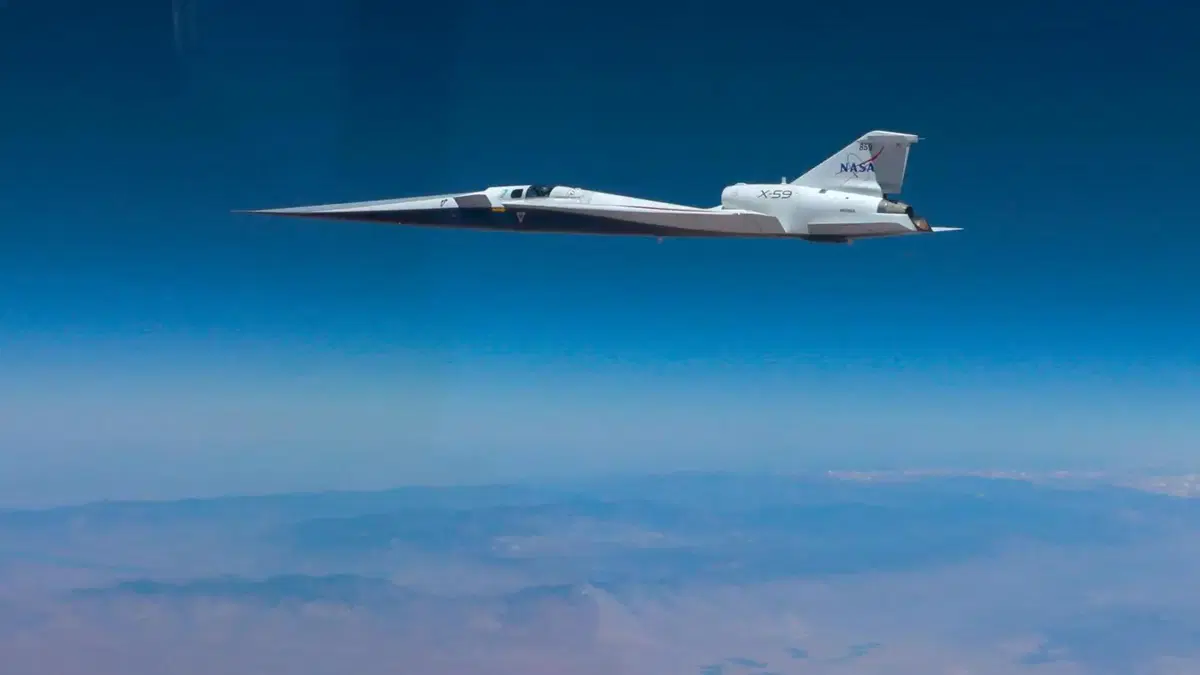 X-59, l'erede silenzioso del Concorde: la NASA vola a Mach 1.4 sopra i 55.000 piedi (5)
