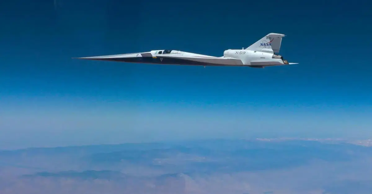 X-59, l'erede silenzioso del Concorde: la NASA vola a Mach 1.4 sopra i 55.000 piedi