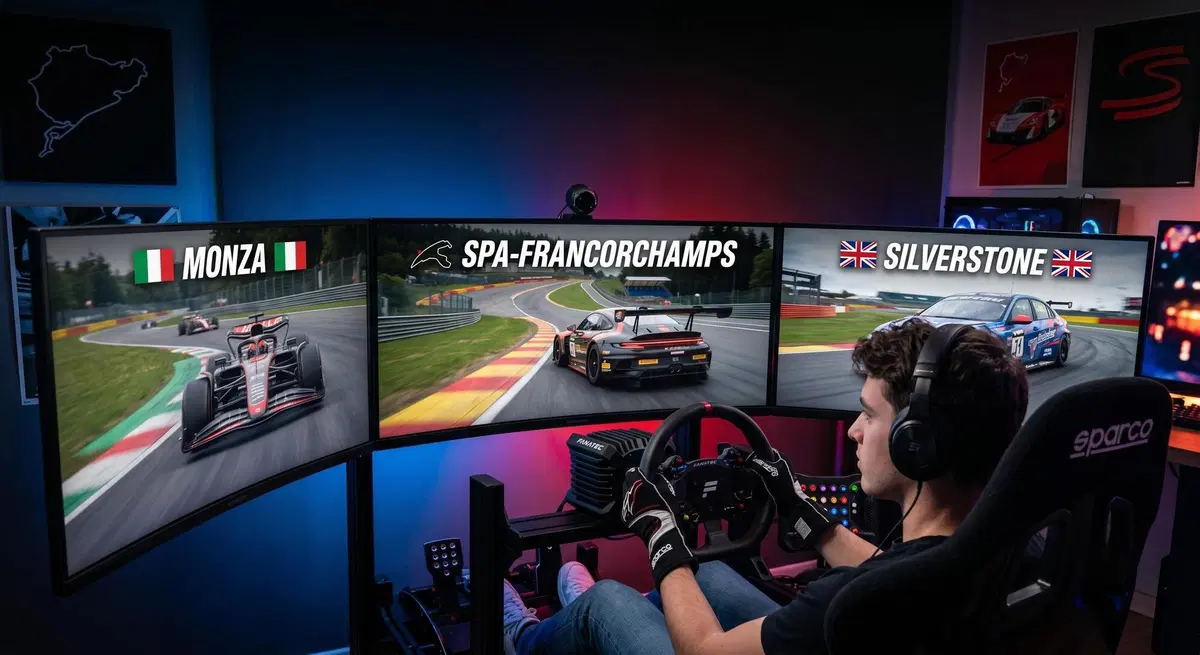 Simracing: quali sono i circuiti pi&ugrave; rappresentati nei simulatori di guida? C'&egrave; un re indiscusso