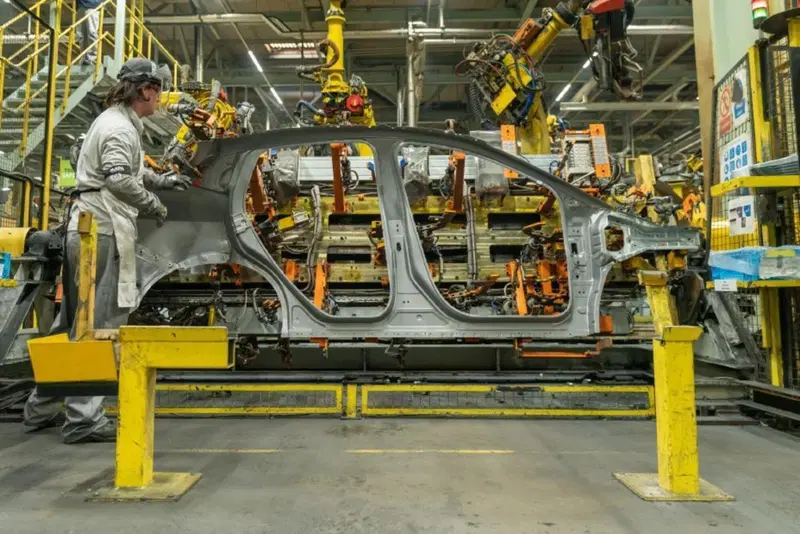 Linea di montaggio Nissan