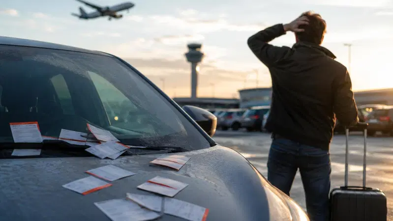 Parte per le vacanze e quando torna trova l'auto piena di multe: ecco cosa si ritrova