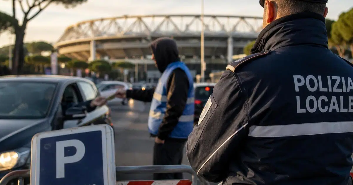 Parcheggiatori abusivi, maxi operazione a Roma: cos&igrave; ingannavano gli automobilisti