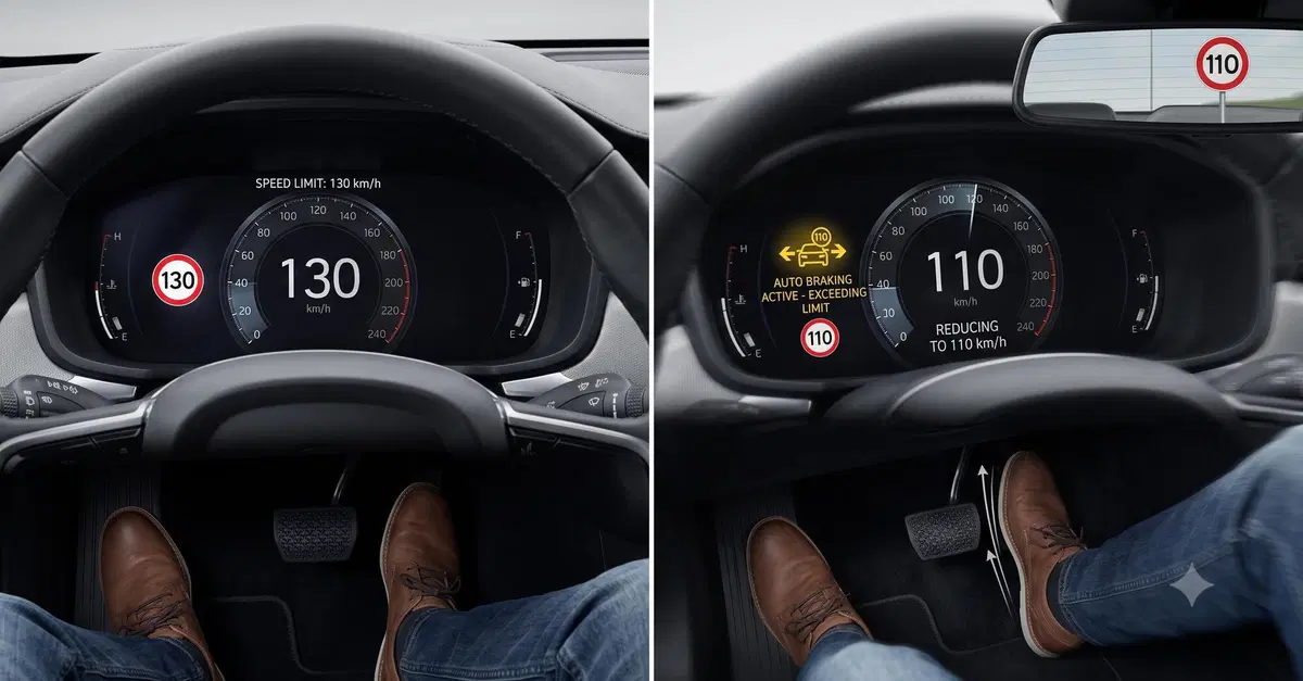 L'Unione europea vuole auto che frenano da sole se superi il limite: allo studio un nuovo sistema anti-eccesso di velocit&agrave;