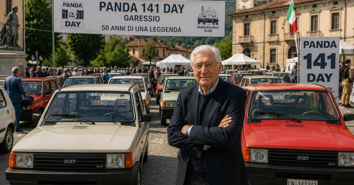 L'auto che ha fatto innamorare milioni di italiani torna a casa: la Fiat Panda celebra i suoi 50 anni con Giorgetto Giugiaro