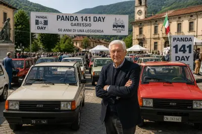 L'auto che ha fatto innamorare milioni di italiani torna a casa: la Fiat Panda celebra i suoi 50 anni con Giorgetto Giugiaro