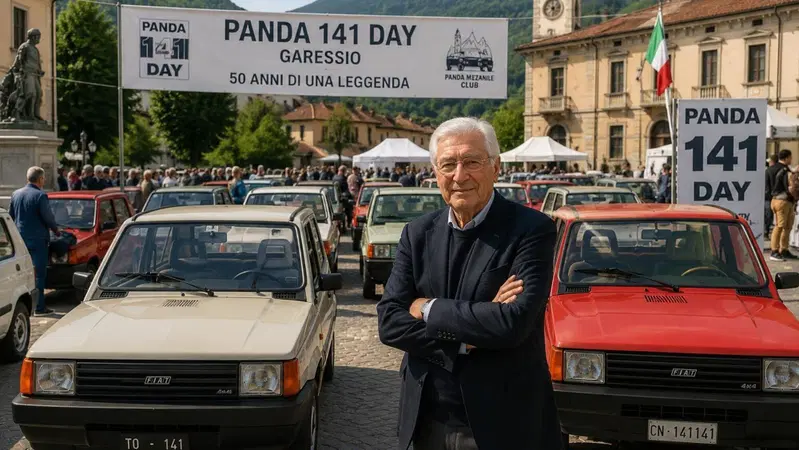 L'auto che ha fatto innamorare milioni di italiani torna a casa: la Fiat Panda celebra i suoi 50 anni con Giorgetto Giugiaro