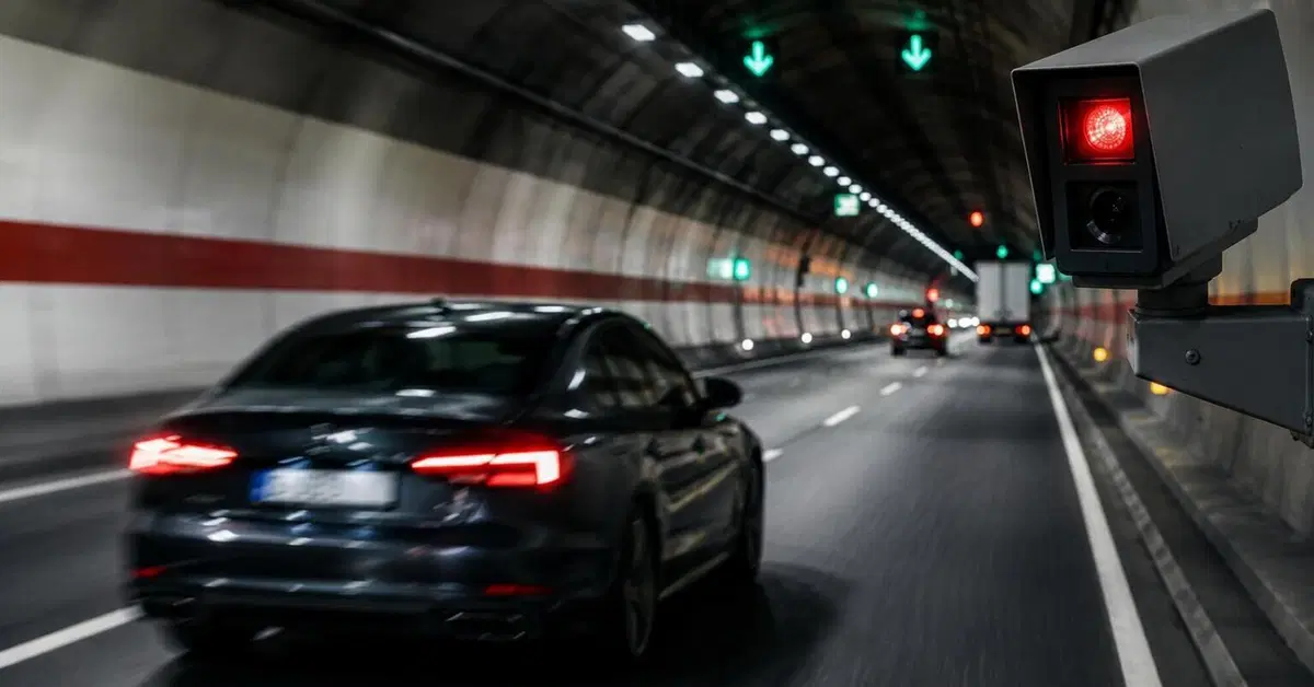 Folle corsa nella galleria del San Gottardo: fermato a 172 km/h, il conducente era anche positivo alla droga