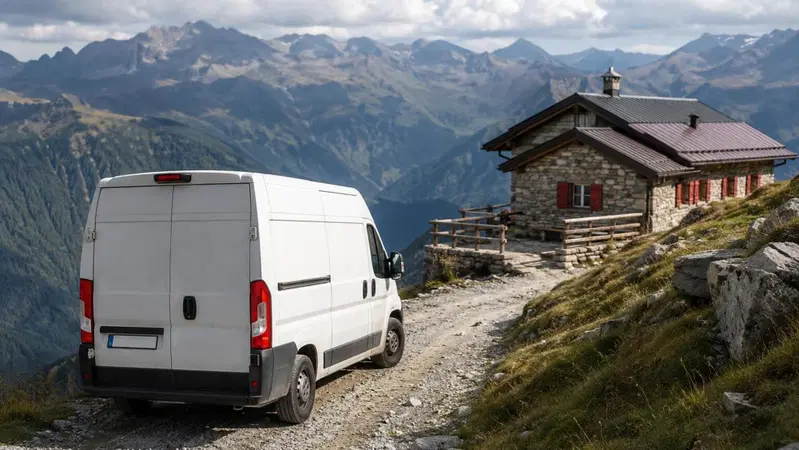 Il navigatore porta un furgone di Mondo Convenienza fino a 2.000 metri: finisce su una strada di montagna