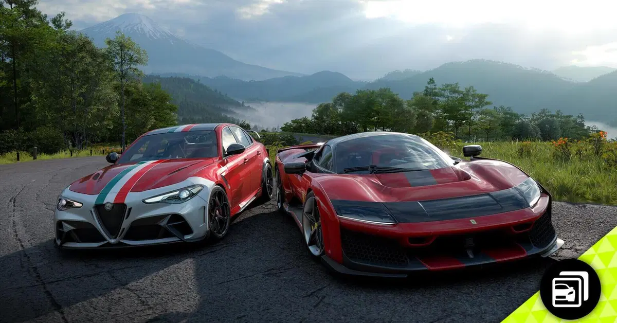 Fora Horizon 6 - Italian Passion Car Pack. Arrivano Ferrari F80, Ferrari 275 GTB4 Spider, Alfa Romeo Giulia GTAm