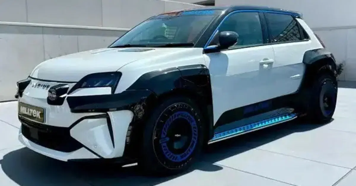 Renault 5 elettrica, Milltek la trasforma: arriva il kit widebody ispirato alla leggendaria Maxi Turbo