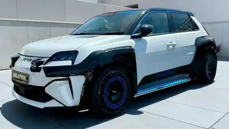 Renault 5 elettrica, Milltek la trasforma: arriva il kit widebody ispirato alla leggendaria Maxi Turbo