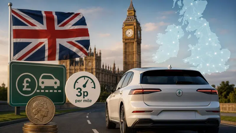 Auto elettriche, nel Regno Unito arriva la tassa a chilometraggio: 3 penny per ogni miglio dal 2028