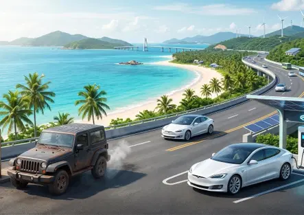La Cina accelera la transizione: l’isola di Hainan vieterà le auto a benzina e diesel entro il 2030