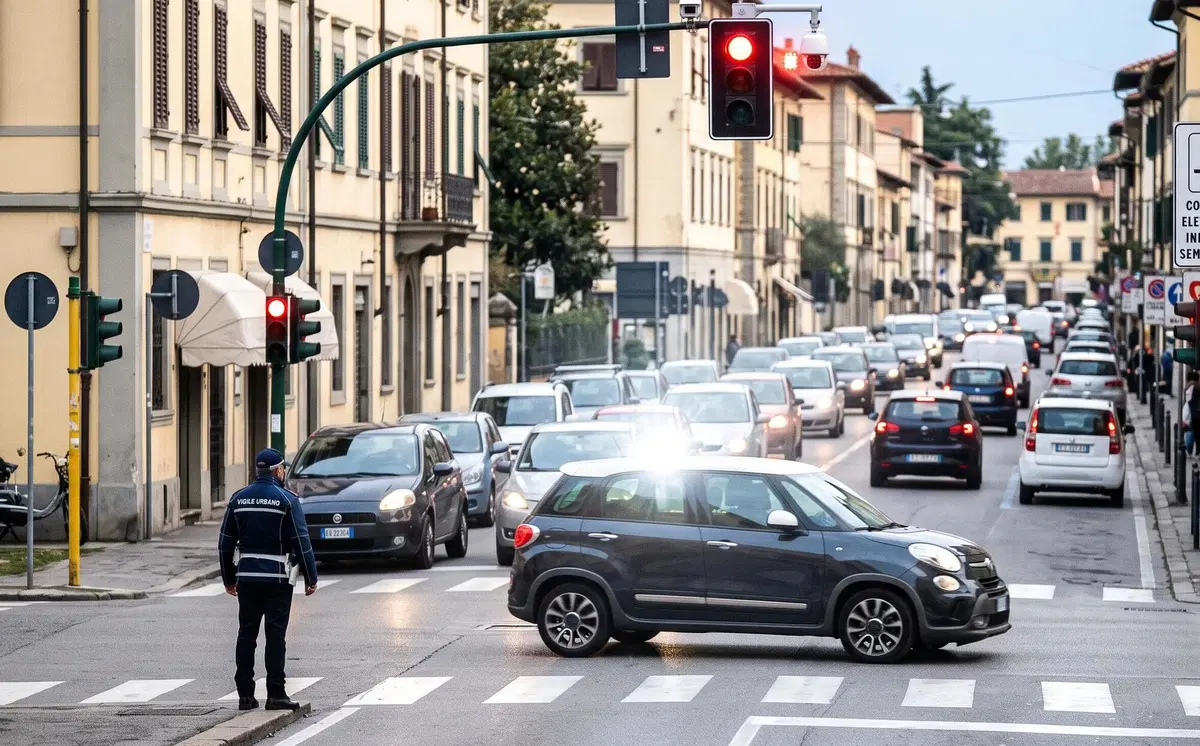 San Giovanni Valdarno: tolleranza zero per chi passa col rosso, oltre 700 multe