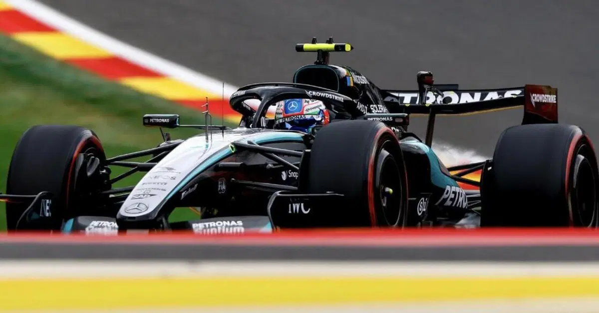 F1. Antonelli domina il caos di Spa in FP2, ma per Russell &egrave; un incubo in Mercedes. Hamilton rincorre