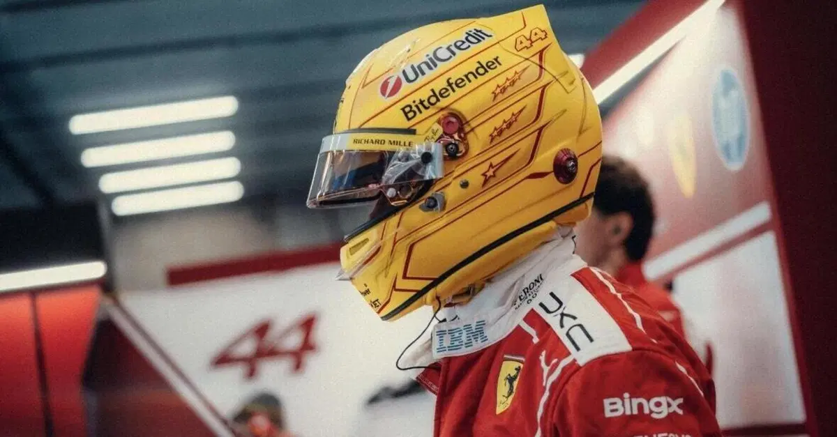 F1, "La macchina non &egrave; come prima": Hamilton sesto a Spa dopo il botto, ma ringrazia i meccanici Ferrari