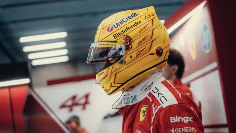 F1, "La macchina non &egrave; come prima": Hamilton sesto a Spa dopo il botto, ma ringrazia i meccanici Ferrari