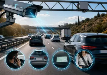 Codice della Strada, arrivano le telecamere IA contro cellulare alla guida e assicurazione scaduta