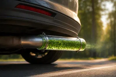 Un biofiltro a microalghe nel tubo di scarico: la fotosintesi pu&ograve; abbattere la CO2 dell'auto?
