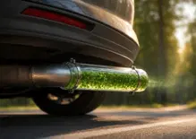 Un biofiltro a microalghe nel tubo di scarico: la fotosintesi può abbattere la CO2 dell'auto?
