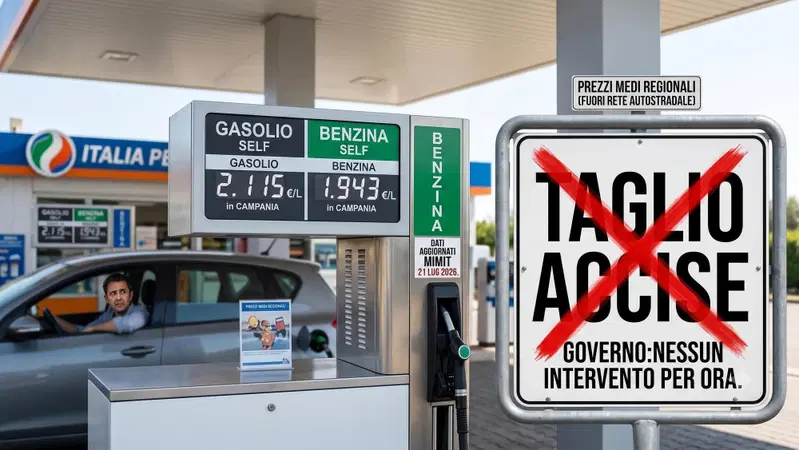 Carburanti, diesel oltre i 2,10 &euro;/l: dal Governo nessun taglio delle accise in vista