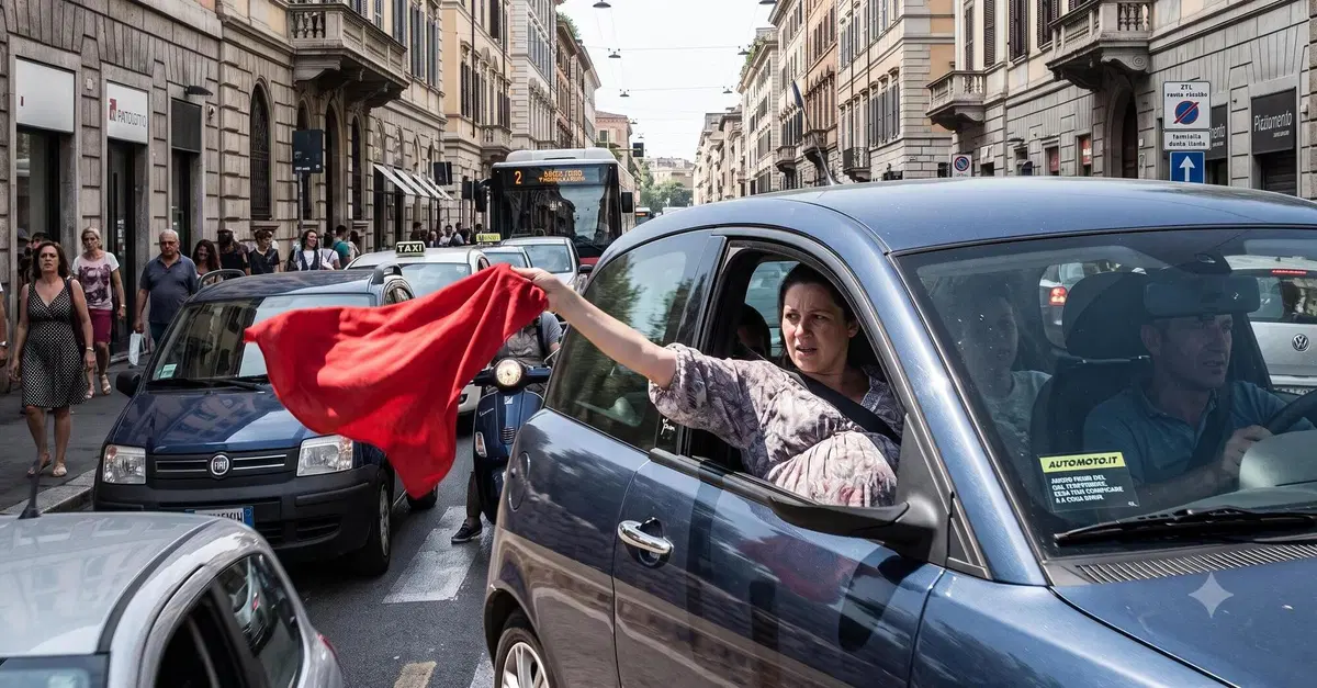 Panno fuori dal finestrino per una donna incinta: cosa significa davvero e cosa prevede la legge
