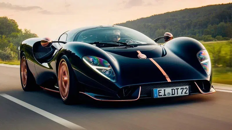 Detomaso P72: il primo esemplare in strada a Monaco