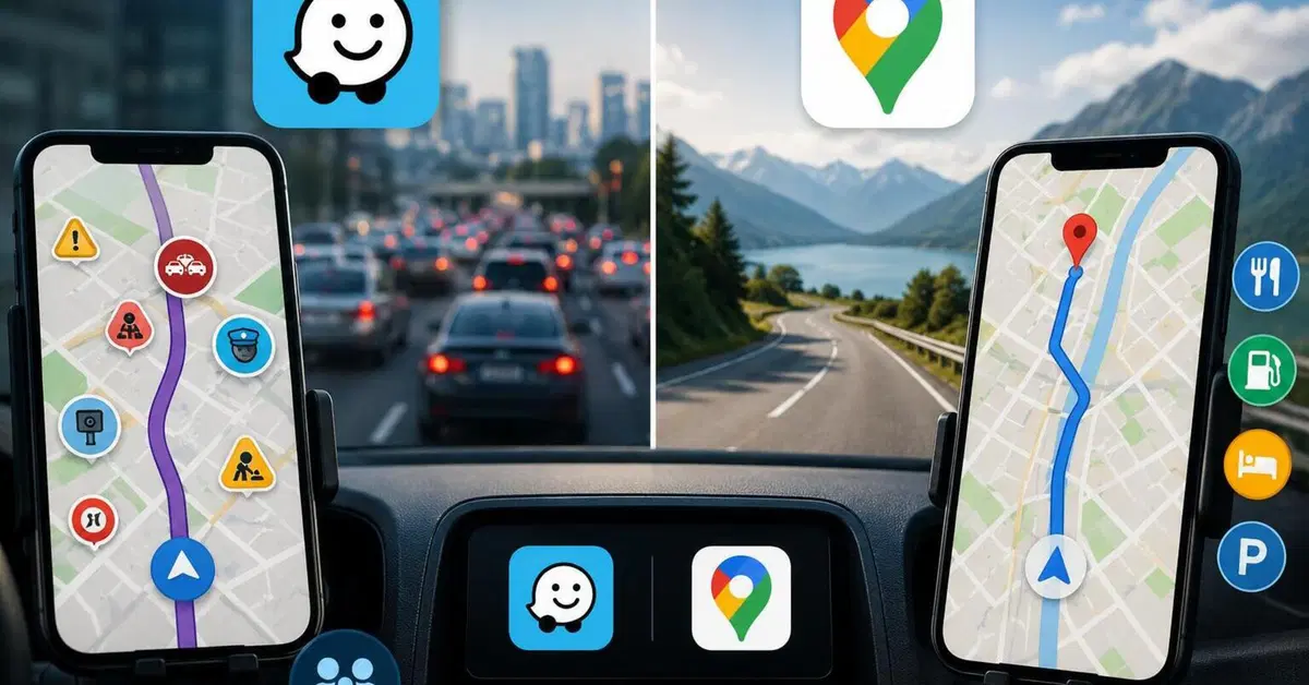 Waze o Google Maps: qual &egrave; il navigatore migliore da usare in auto?