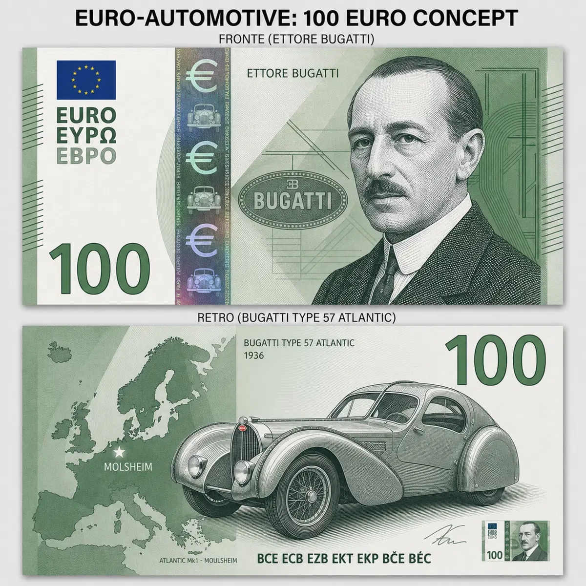La banconota da 200 euro con Enzo Ferrari? Tutti i nuovi Euro e come li vorremmo  (5)