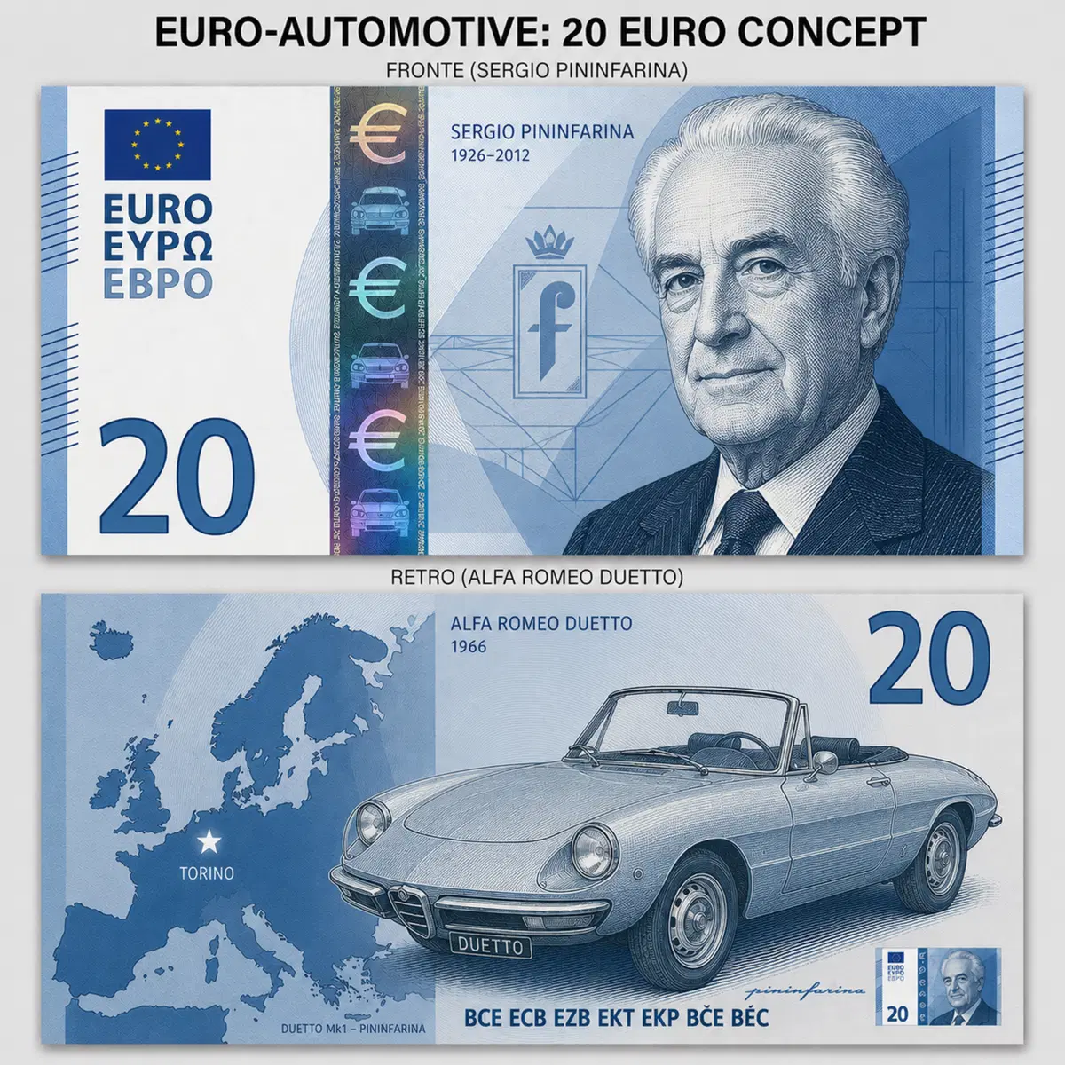La banconota da 200 euro con Enzo Ferrari? Tutti i nuovi Euro e come li vorremmo  (3)