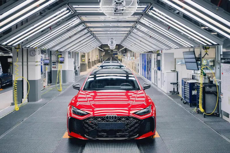 La RS5 Avant a Neckarsulm