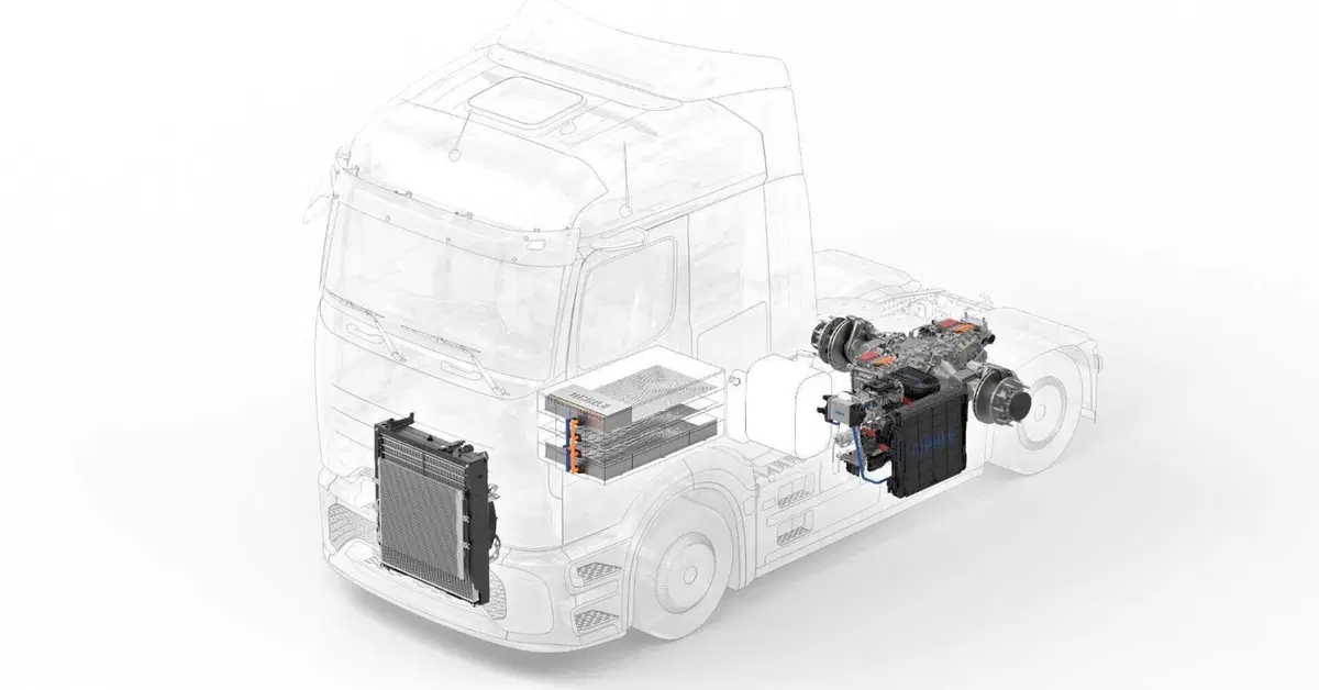 Camion elettrici, la mossa di MAHLE: pi&ugrave; autonomia con batterie molto pi&ugrave; piccole
