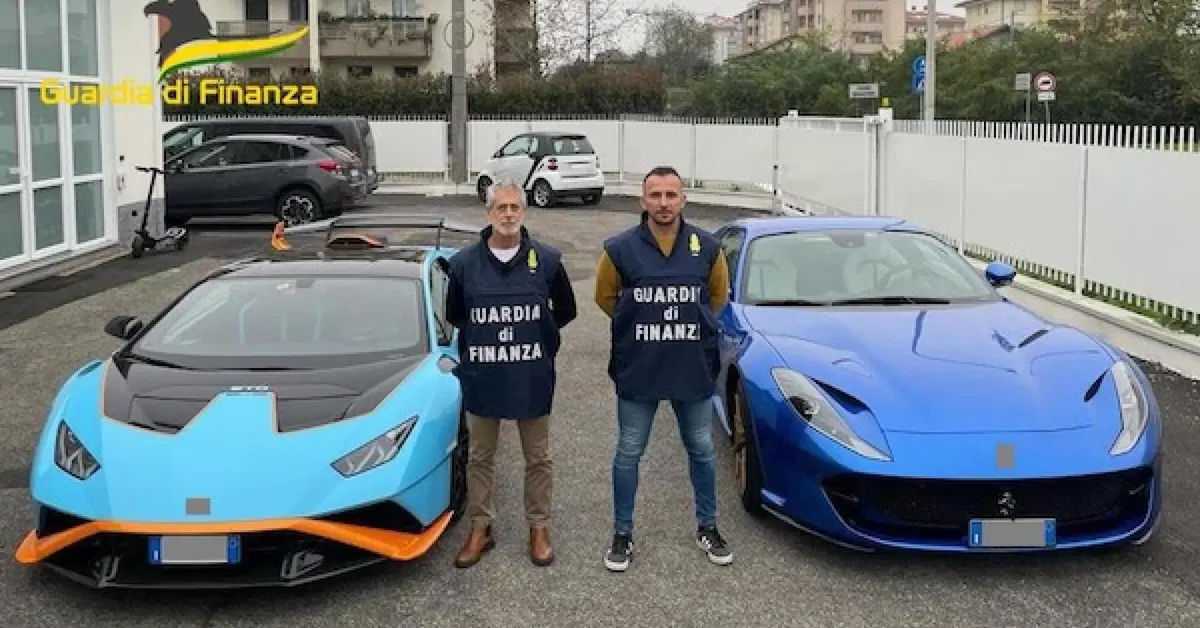 Cagliari, sequestrate cinque auto di lusso per un valore di quasi un milione di euro.