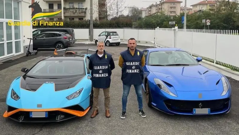 Cagliari, sequestrate cinque auto di lusso per un valore di quasi un milione di euro.