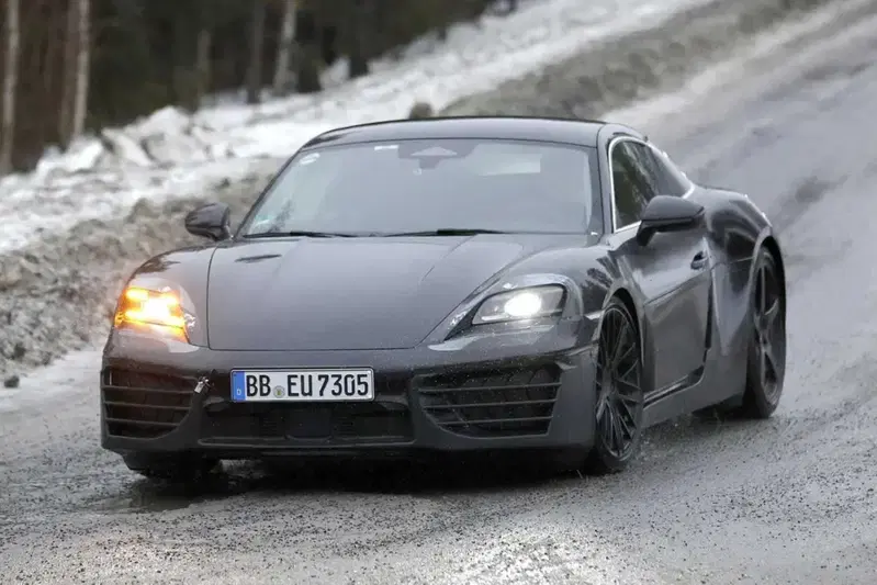 Il prototipo della 718 elettrica