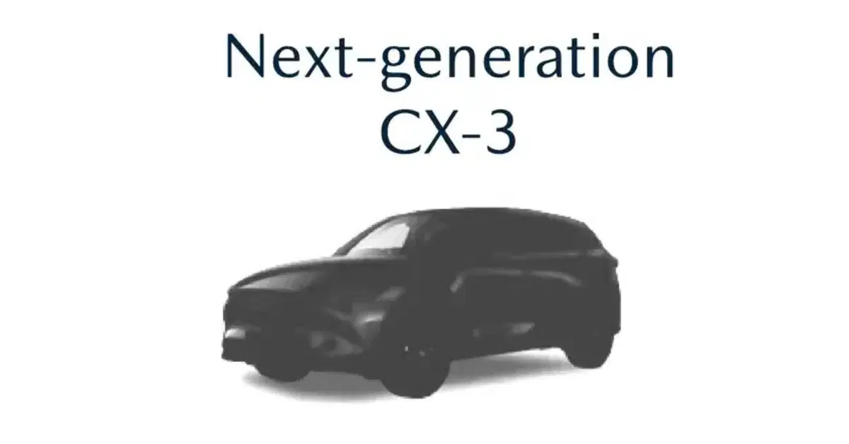 Mazda CX-3, torna il piccolo SUV: la nuova generazione arriva nel 2027