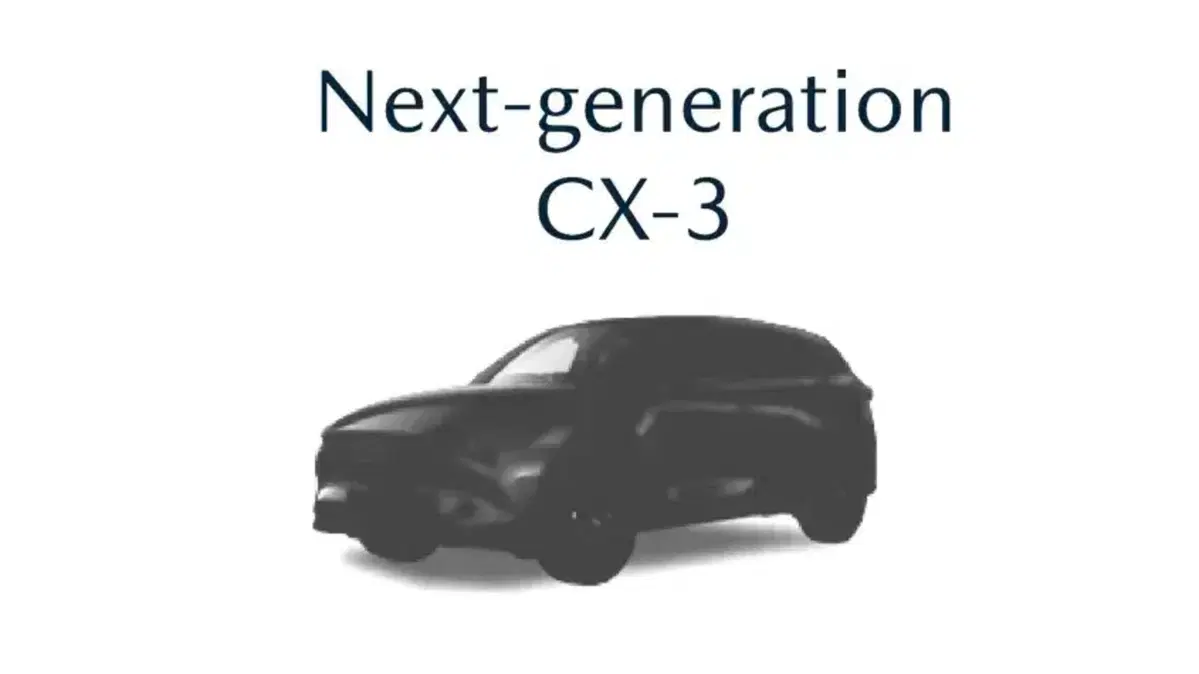 Mazda CX-3, torna il piccolo SUV: la nuova generazione arriva nel 2027