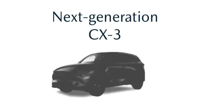 Mazda CX-3, torna il piccolo SUV: la nuova generazione arriva nel 2027