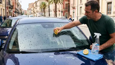 Strofinare il limone sul parabrezza dell'auto: la peggiore bufala dell'anno (che ti distrugge l'auto)